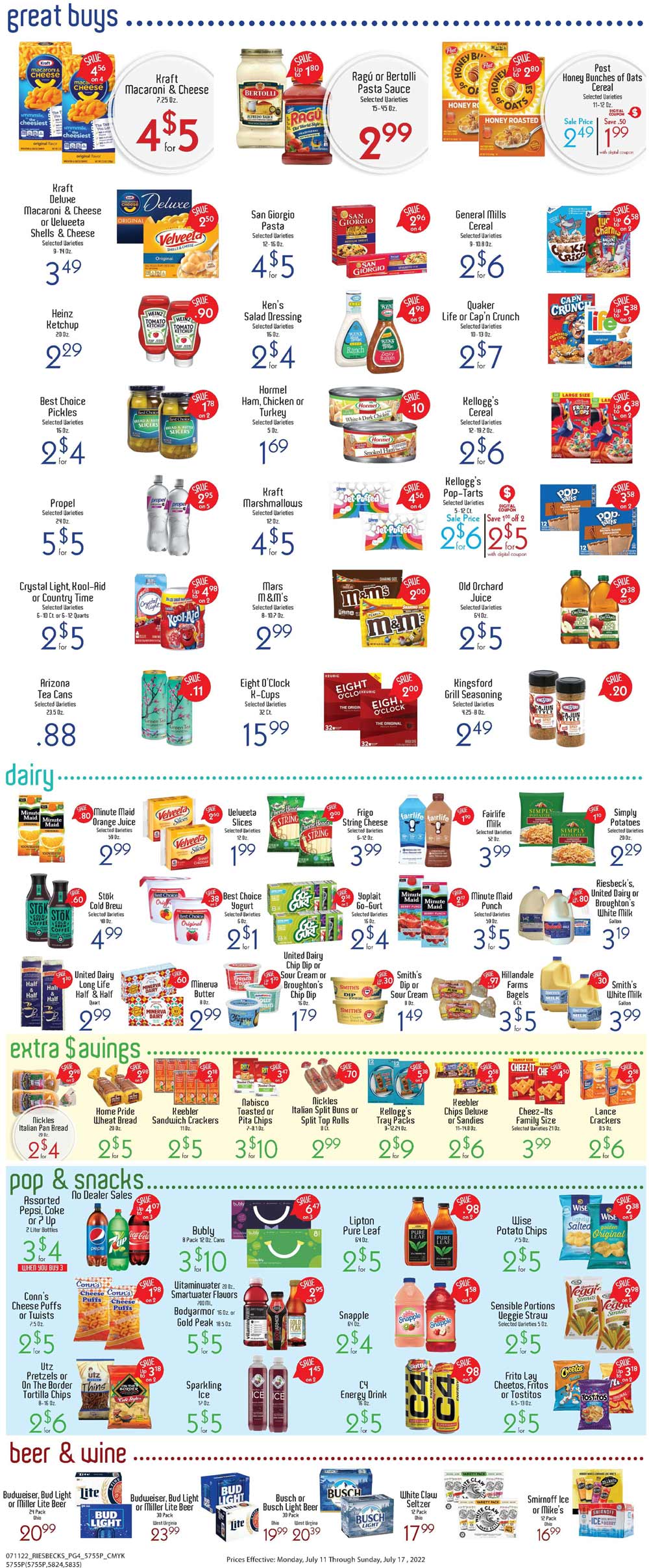 Riesbeck's Weekly Ad (7/11/22 - 7/17/22)