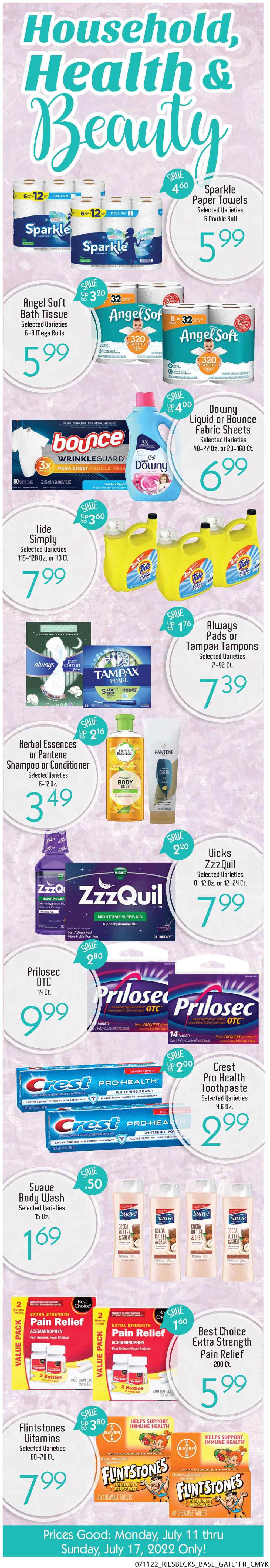 Riesbeck's Weekly Ad (7/11/22 - 7/17/22)