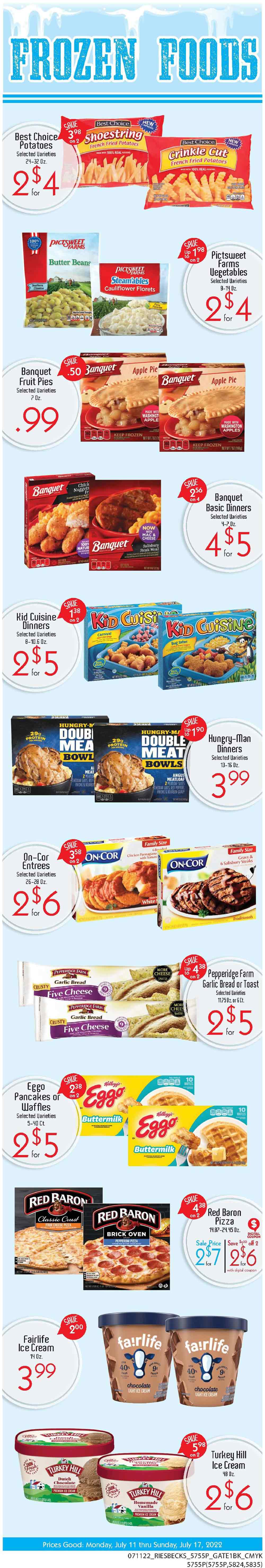 Riesbeck's Weekly Ad (7/11/22 - 7/17/22)