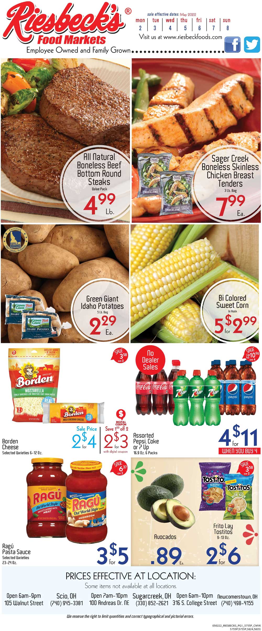 Riesbeck's Weekly Ad (5/02/22 - 5/08/22)