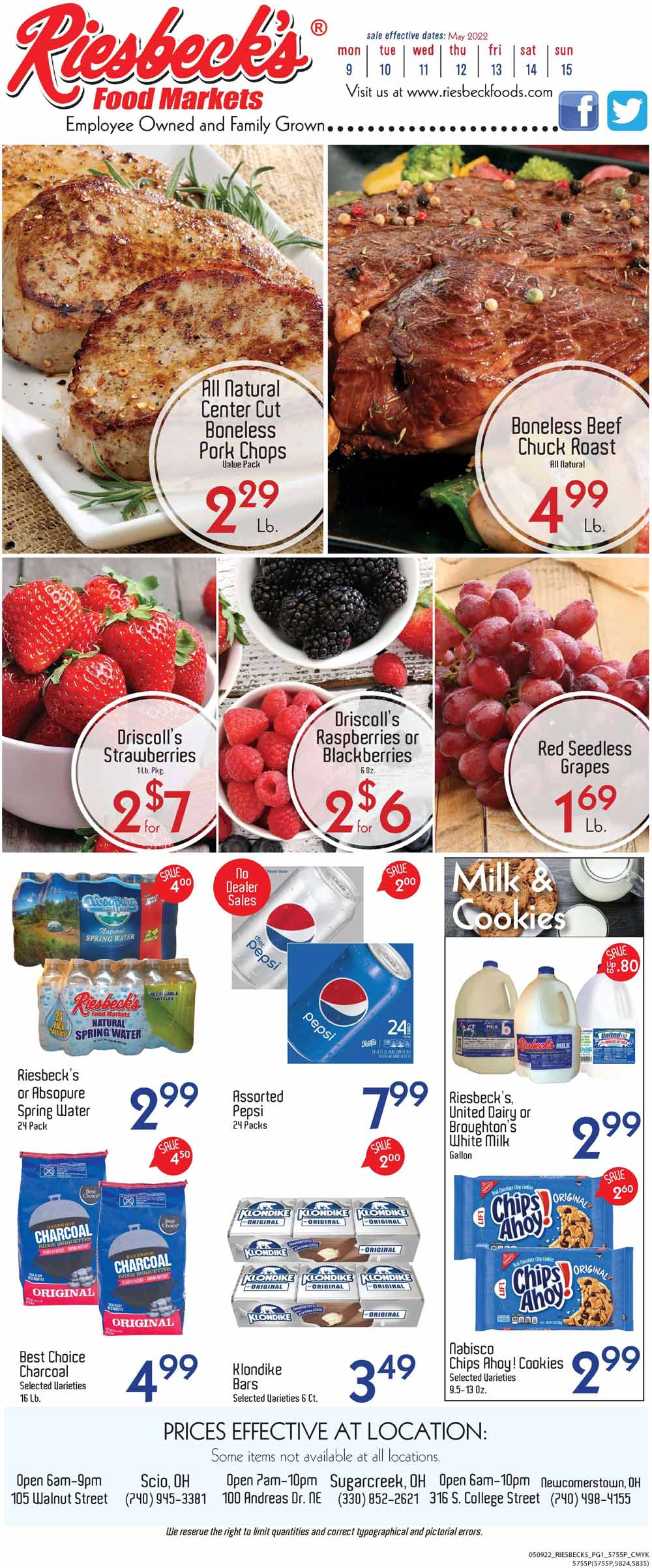 Riesbeck's Weekly Ad (5/09/22 - 5/15/22)