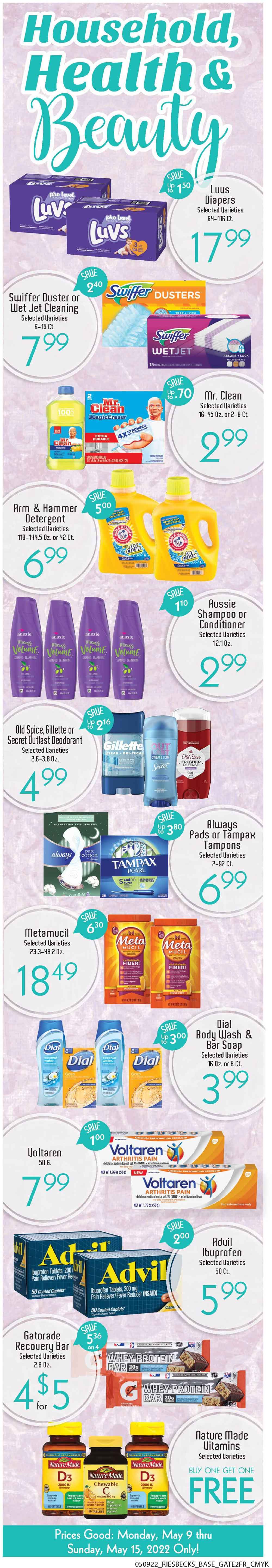 Riesbeck's Weekly Ad (5/09/22 - 5/15/22)