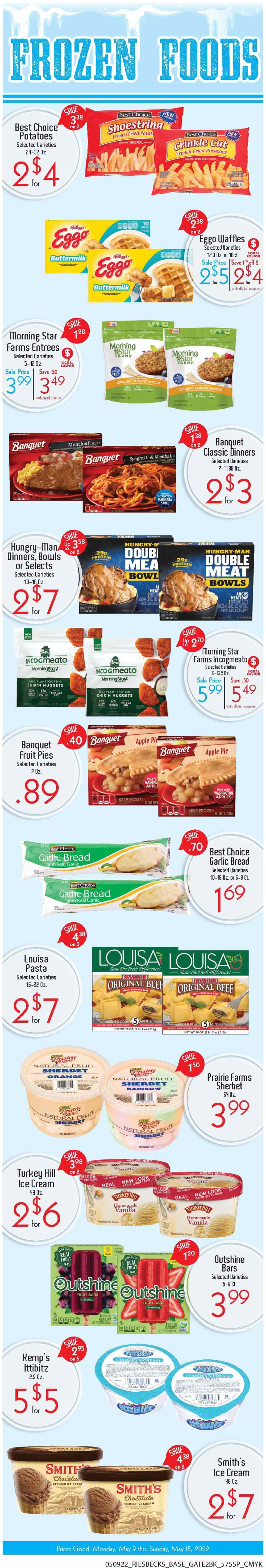 Riesbeck's Weekly Ad (5/09/22 - 5/15/22)